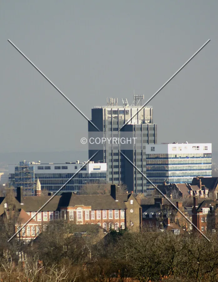 Distant view from Parliament Hill
