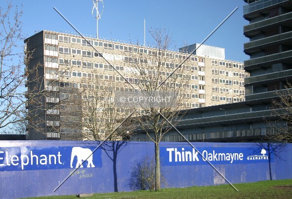 View northeast from Elephant Road