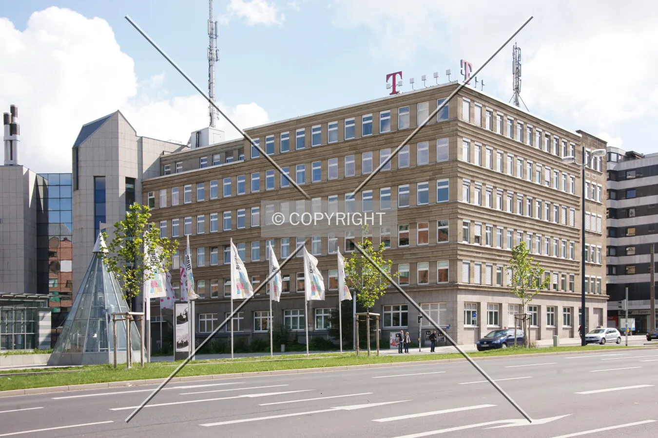 Office building in Dortmund occupied by Deutsche Telekom