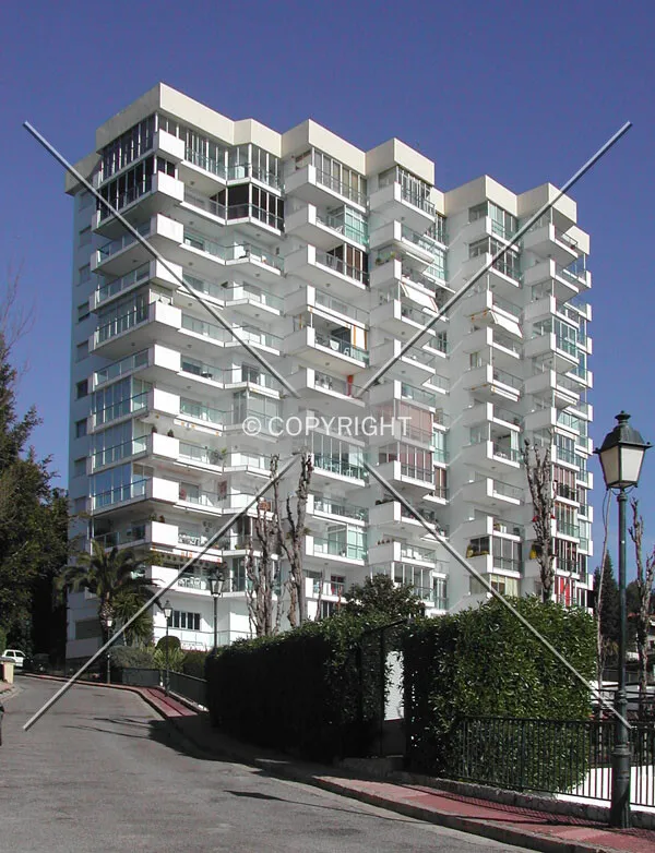 View of the south facade