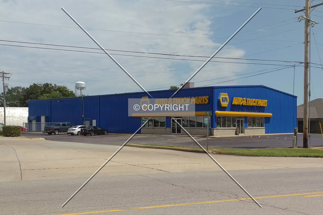 View from the northwest; July 13, 2015