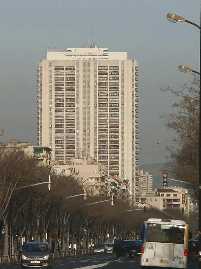 View along Avenue du Prado