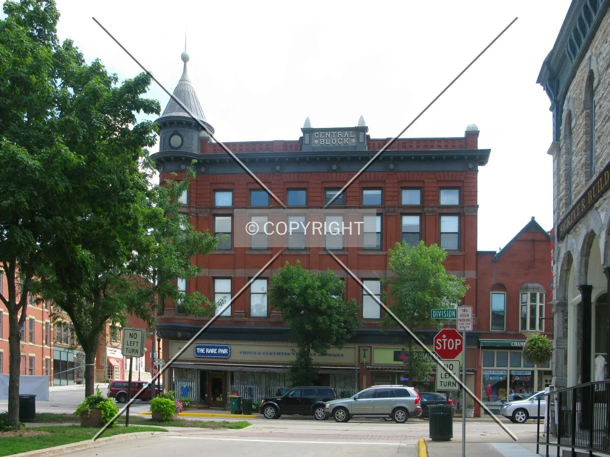View to the east from Bridge Square