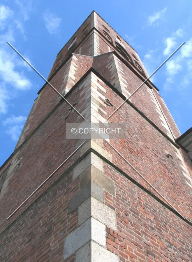 View of the main tower from the northwest