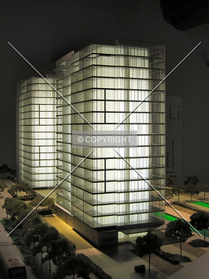 Northwest corner of model in Reflections Sales Office