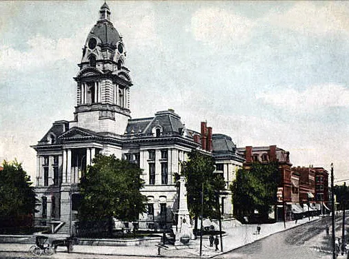 Vintage view from the southwest