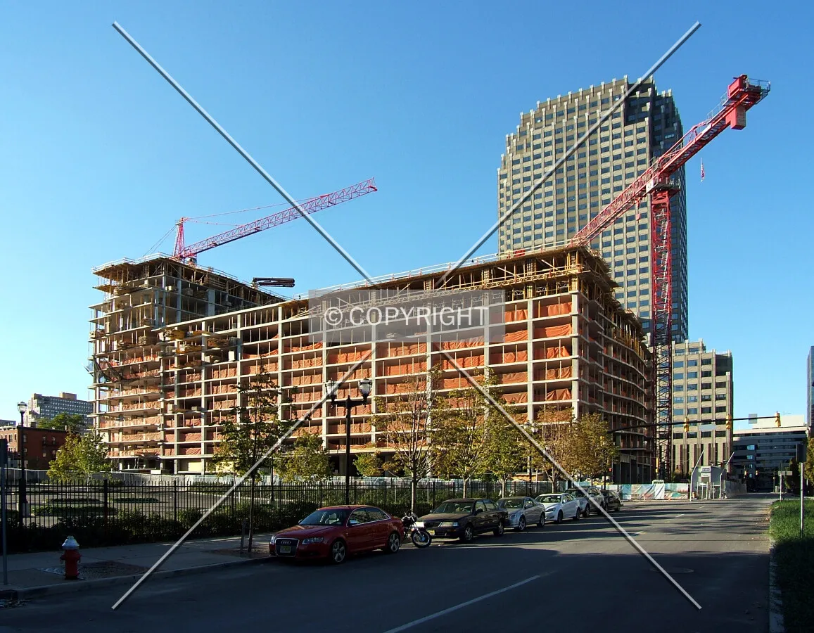 View from the south at Morris and Hudson Streets