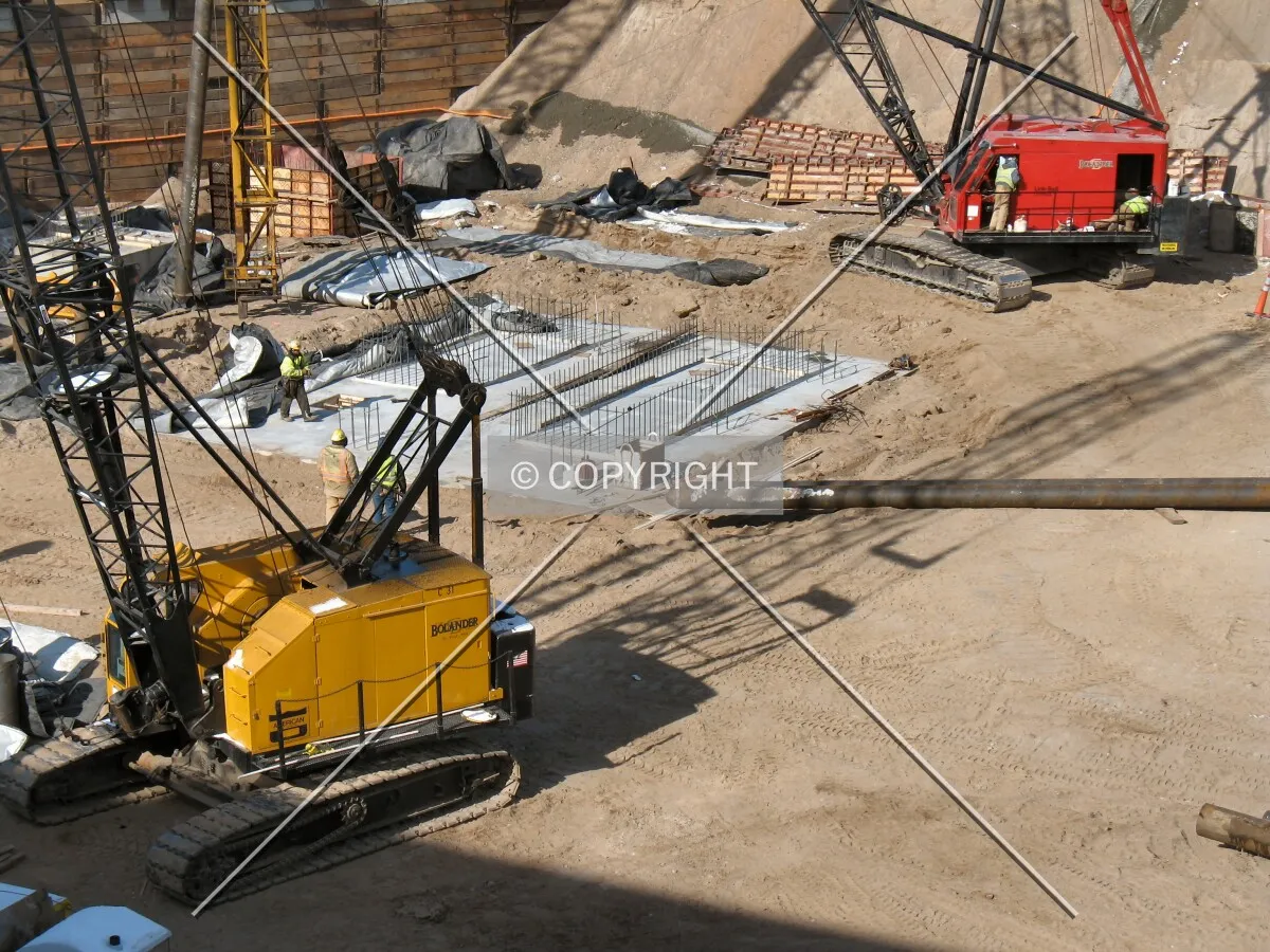 Foundation rigs at the ready