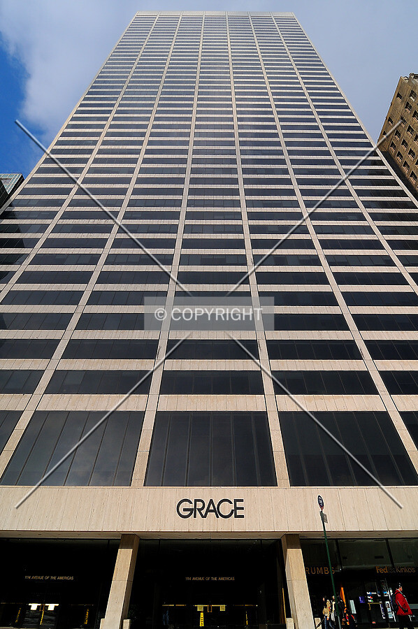 Looking up from Bryant Park