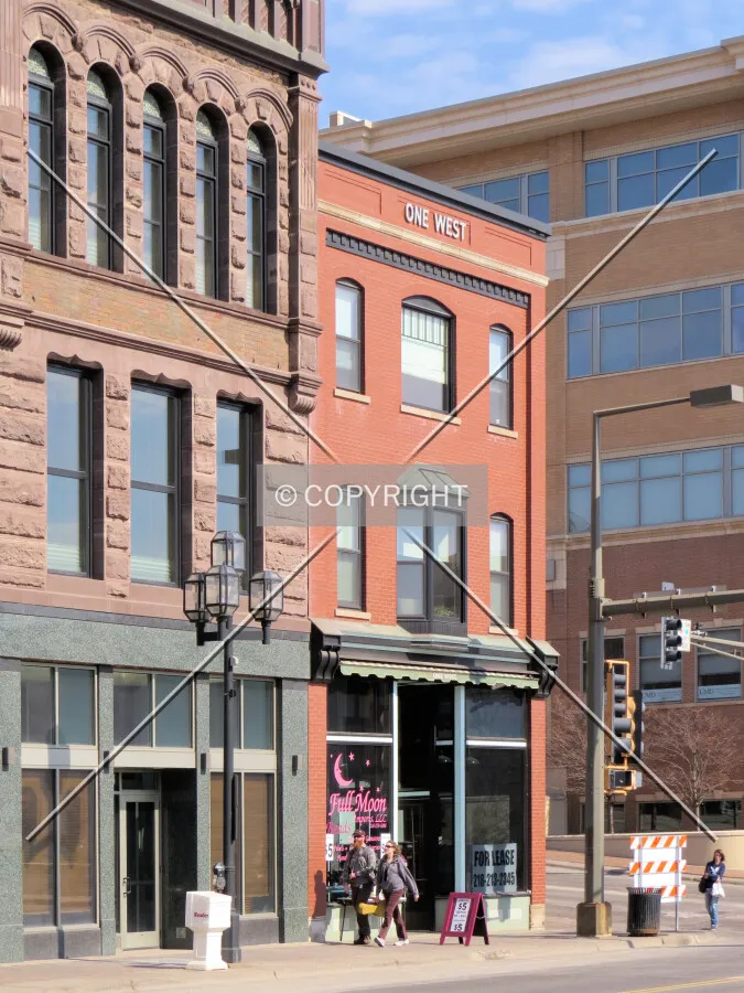 View to the north across Superior Street