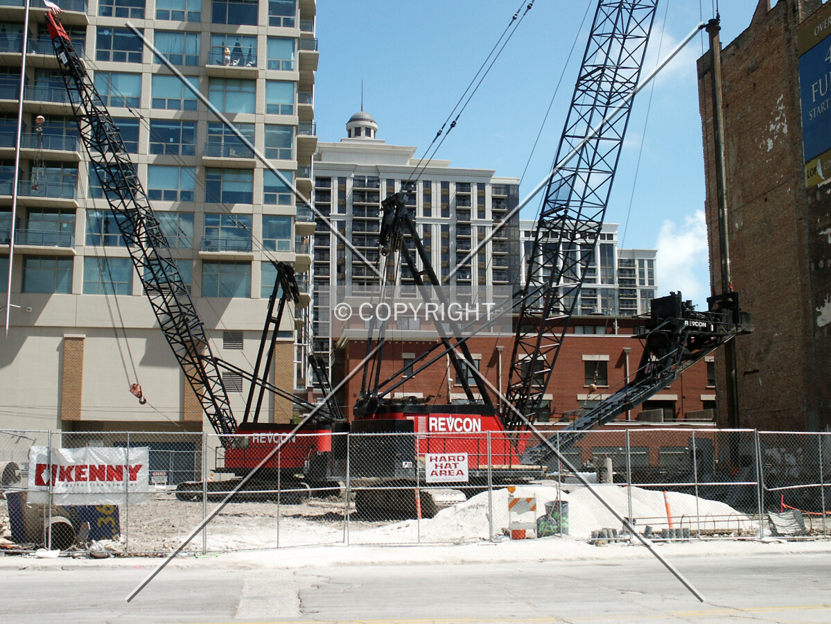 View from the west across Michigan Avenue