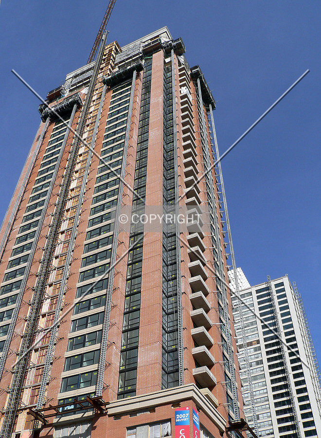 View from the intersection of Michigan Avenue and Roosevelt Road