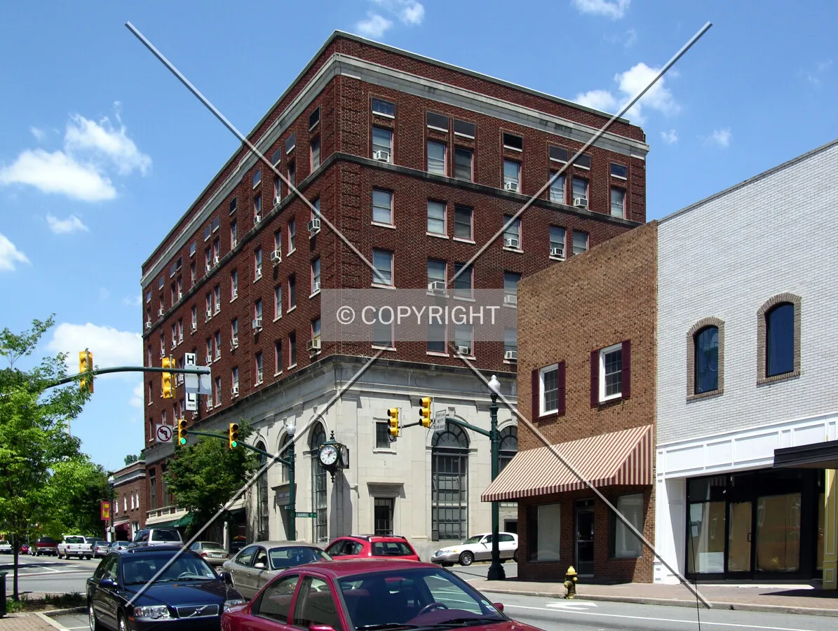 Looking northeast from Union Street South