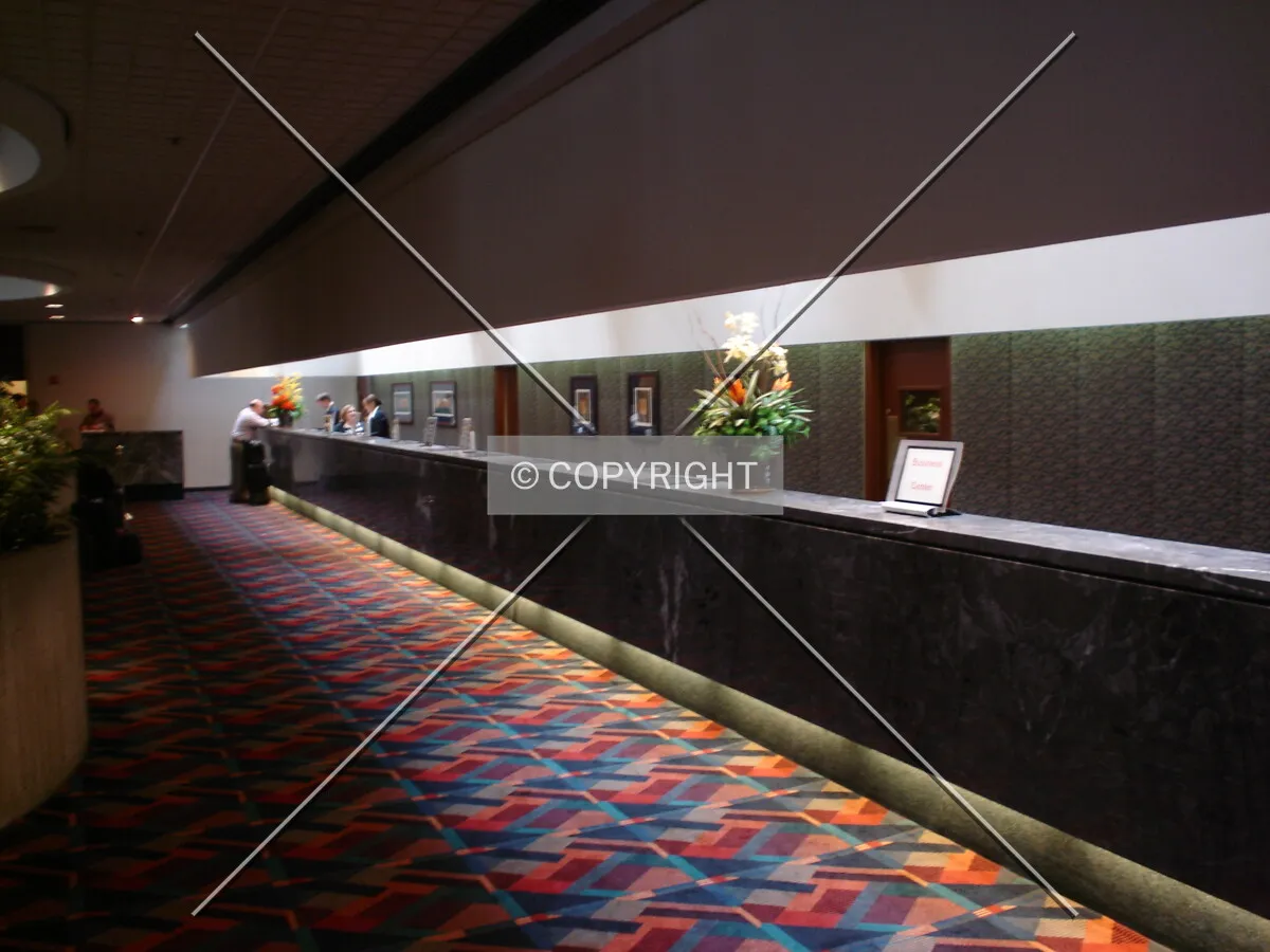 The front desk