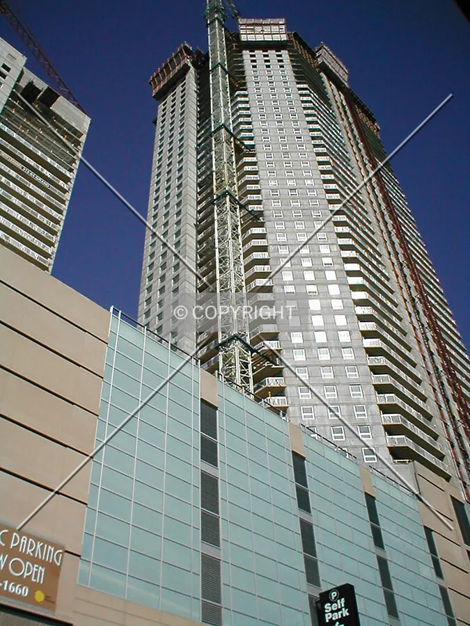 Low angle view from Grand Avenue