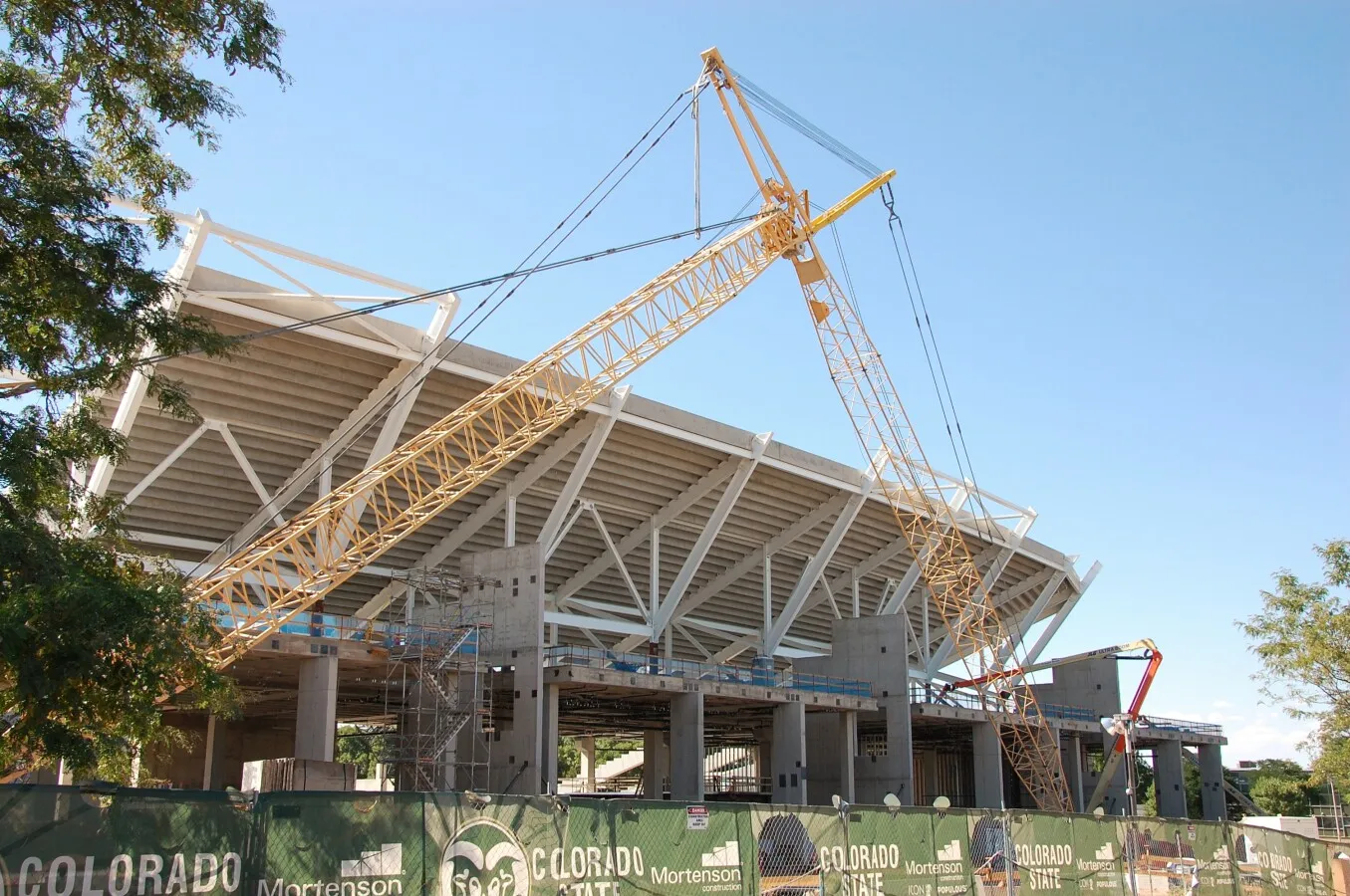View from the southeast