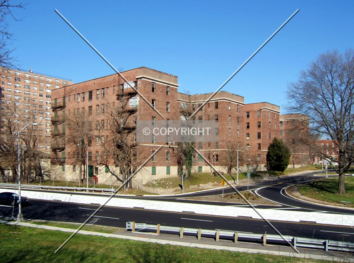View from the southeast