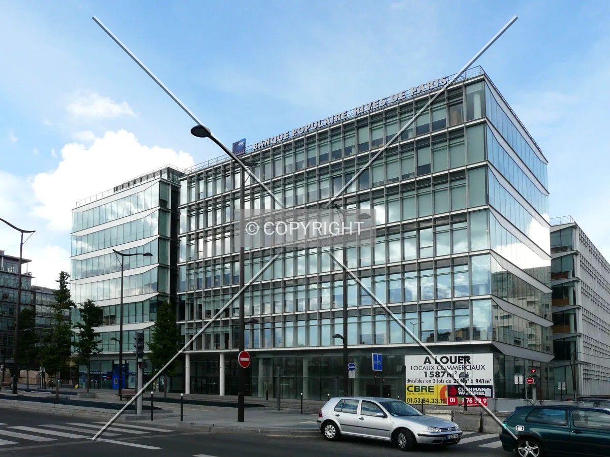 View northeast from Avenue de France
