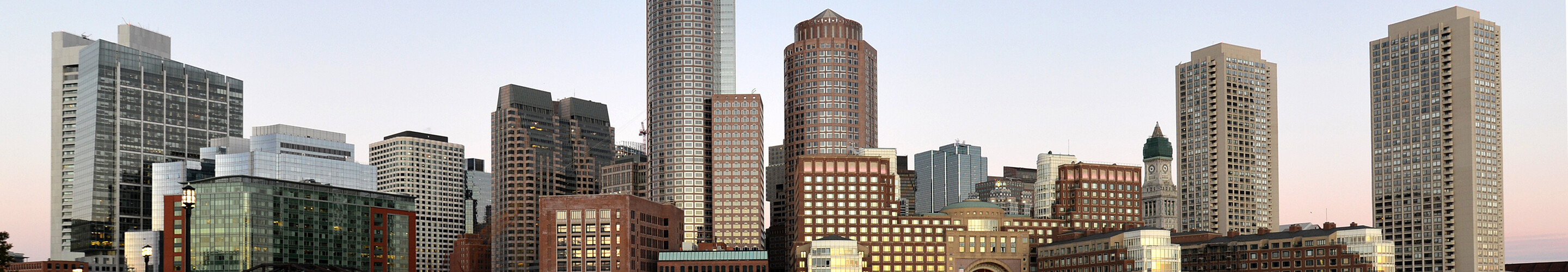 Downtown from the east