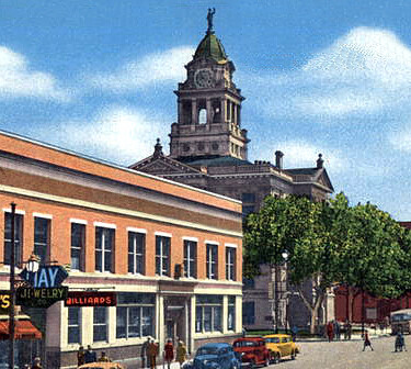 Vintage view from the southwest