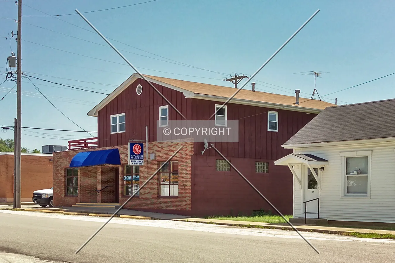 View from the northwest; July 13, 2015