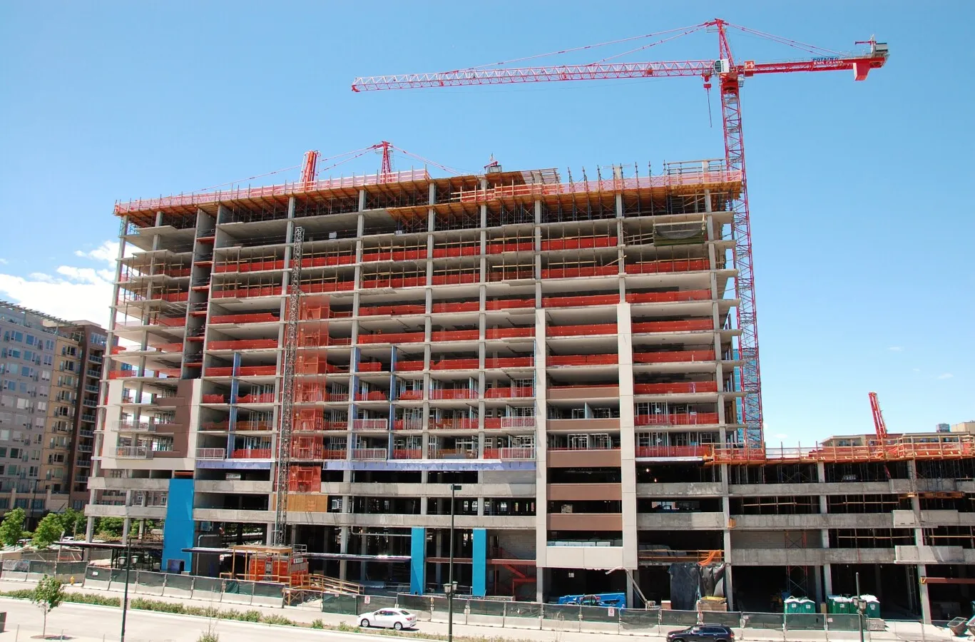 View from the southeast