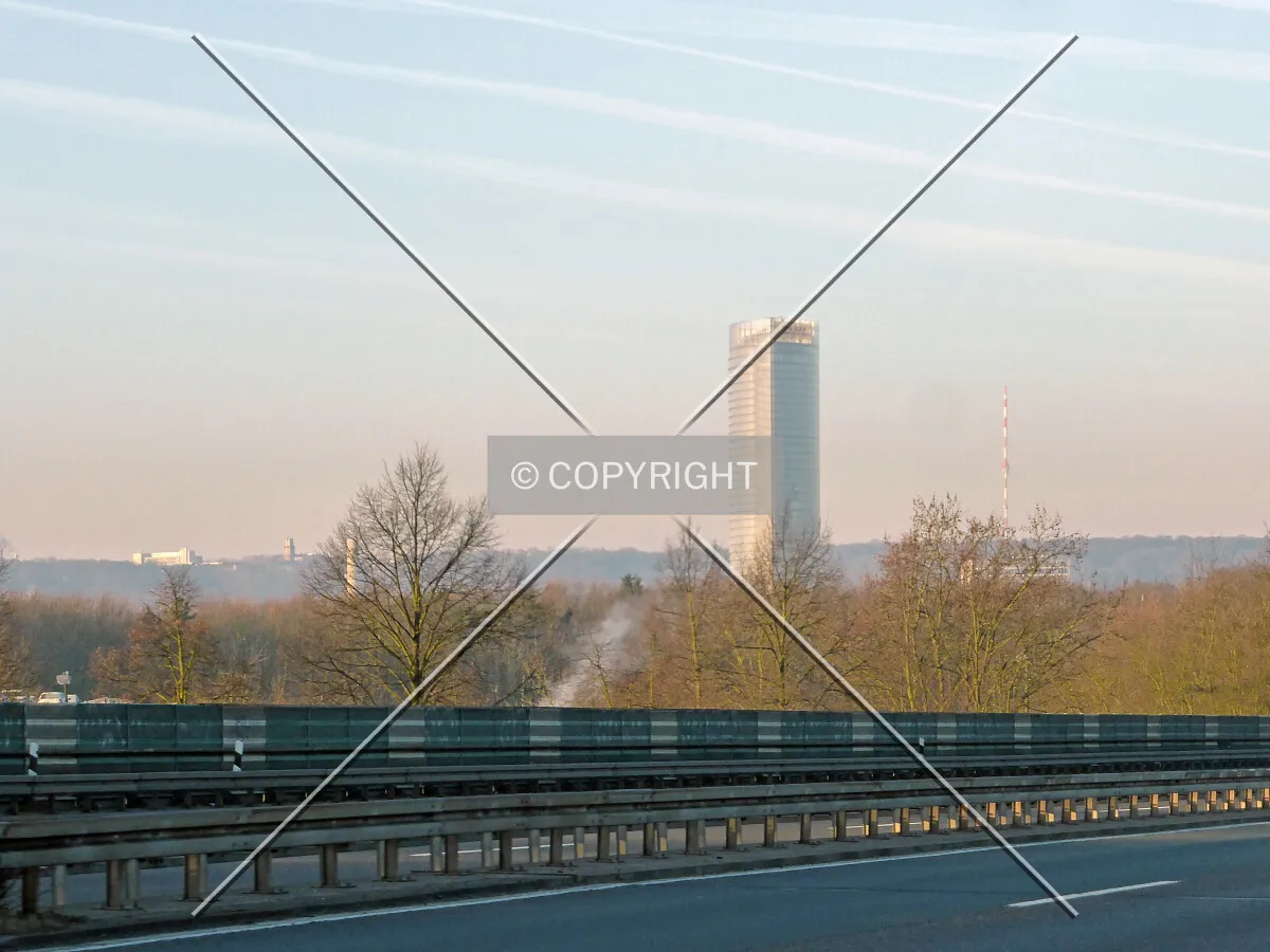 The Post Tower is dominating the Bonn skyline