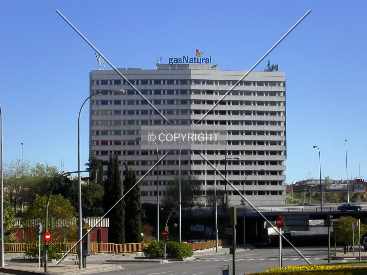 Northern facade of the building