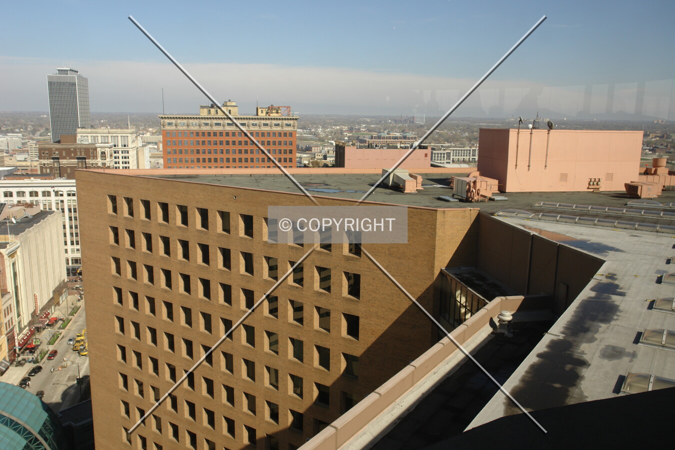 Hyatt Regency roof