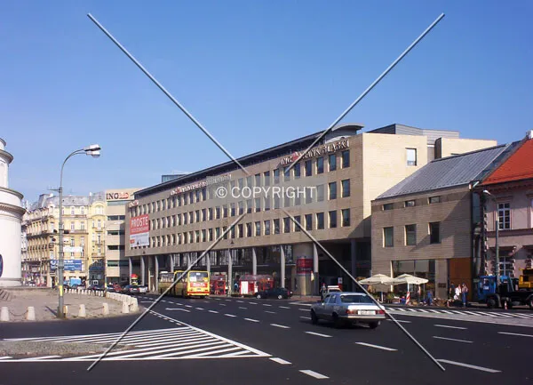 View from Plac Trzech Krzyży