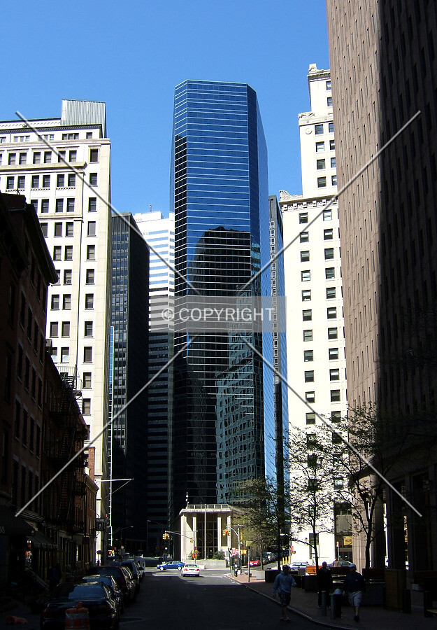 View from the northeast along Pearl Street