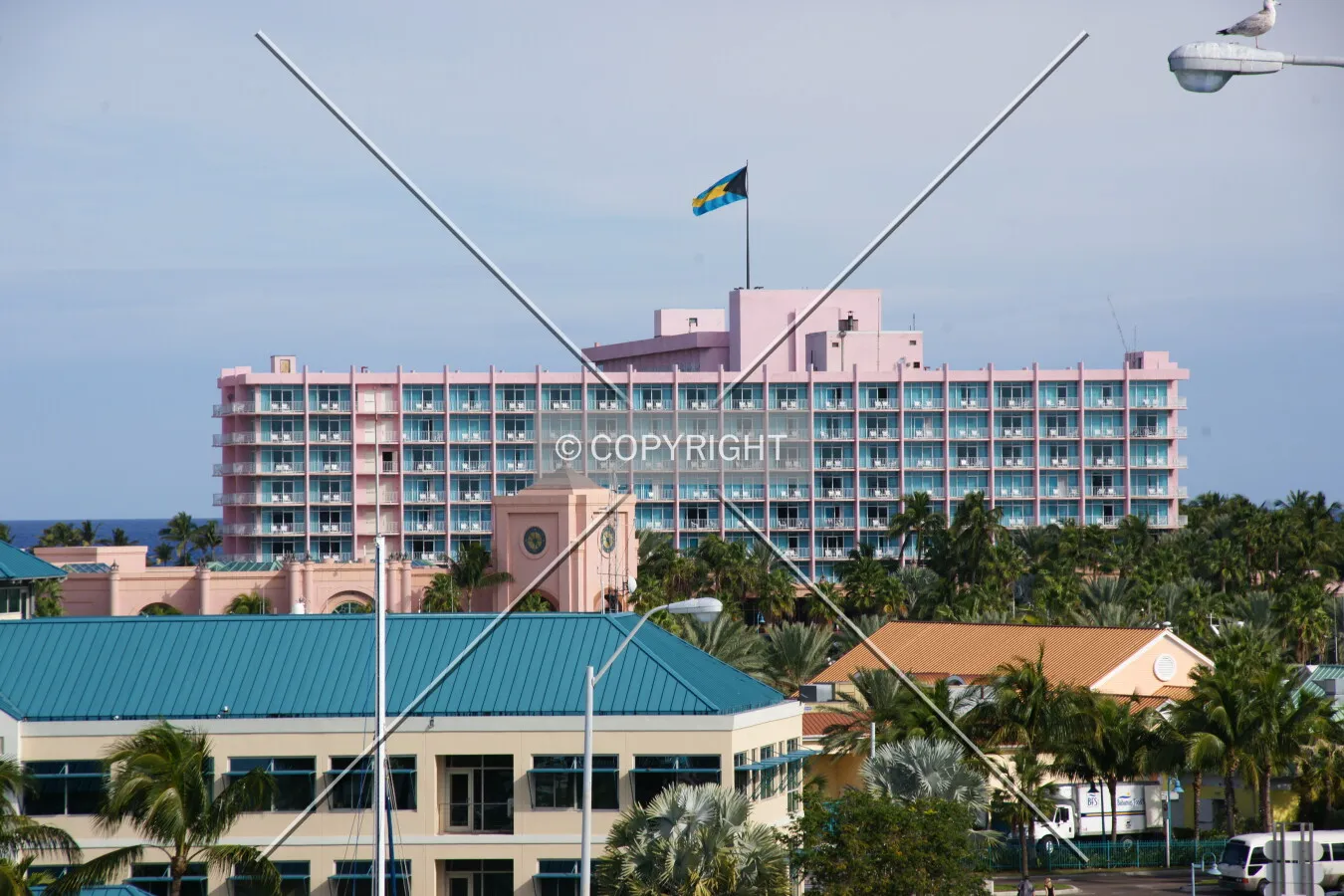 Hotel Building on Paradise Island