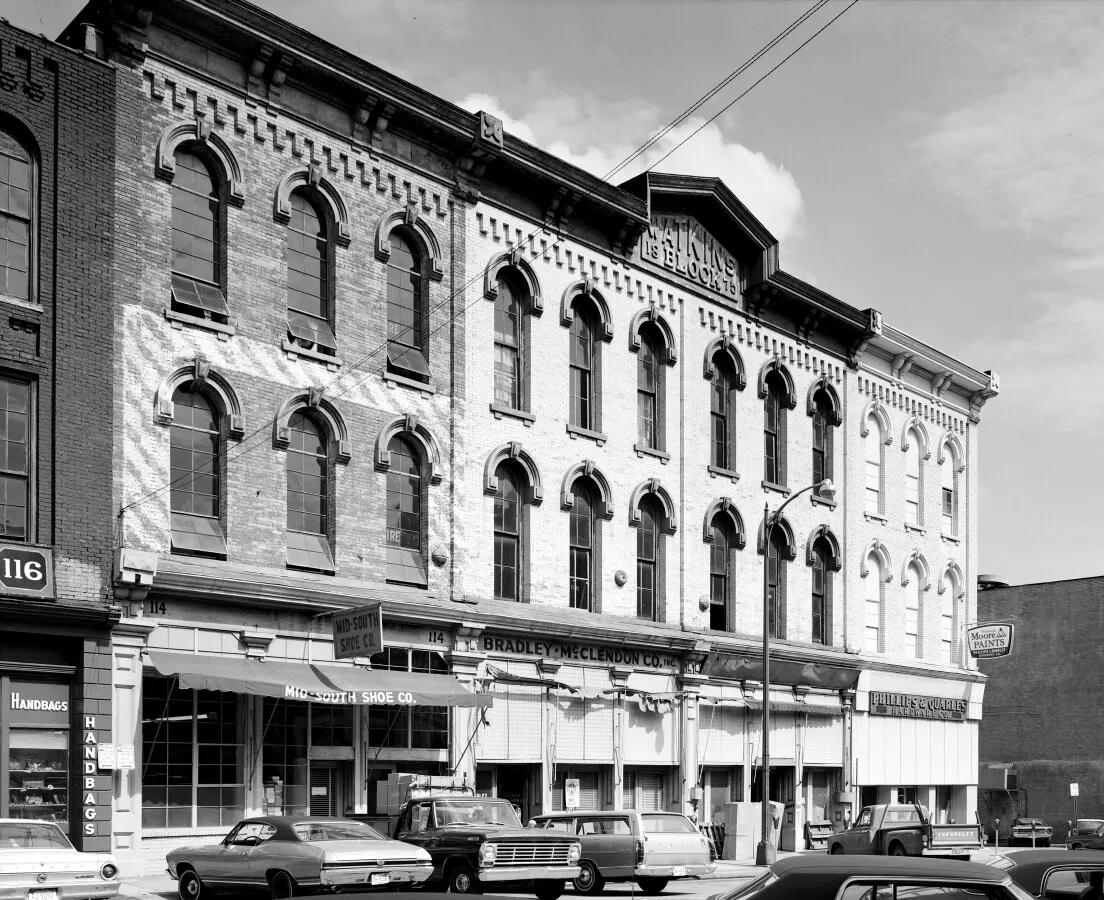 Vintage view from the northwest