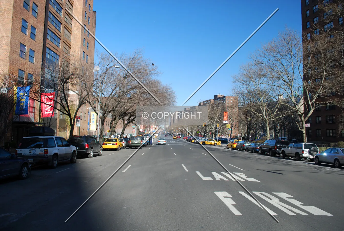 Looking northward from East 97th Street