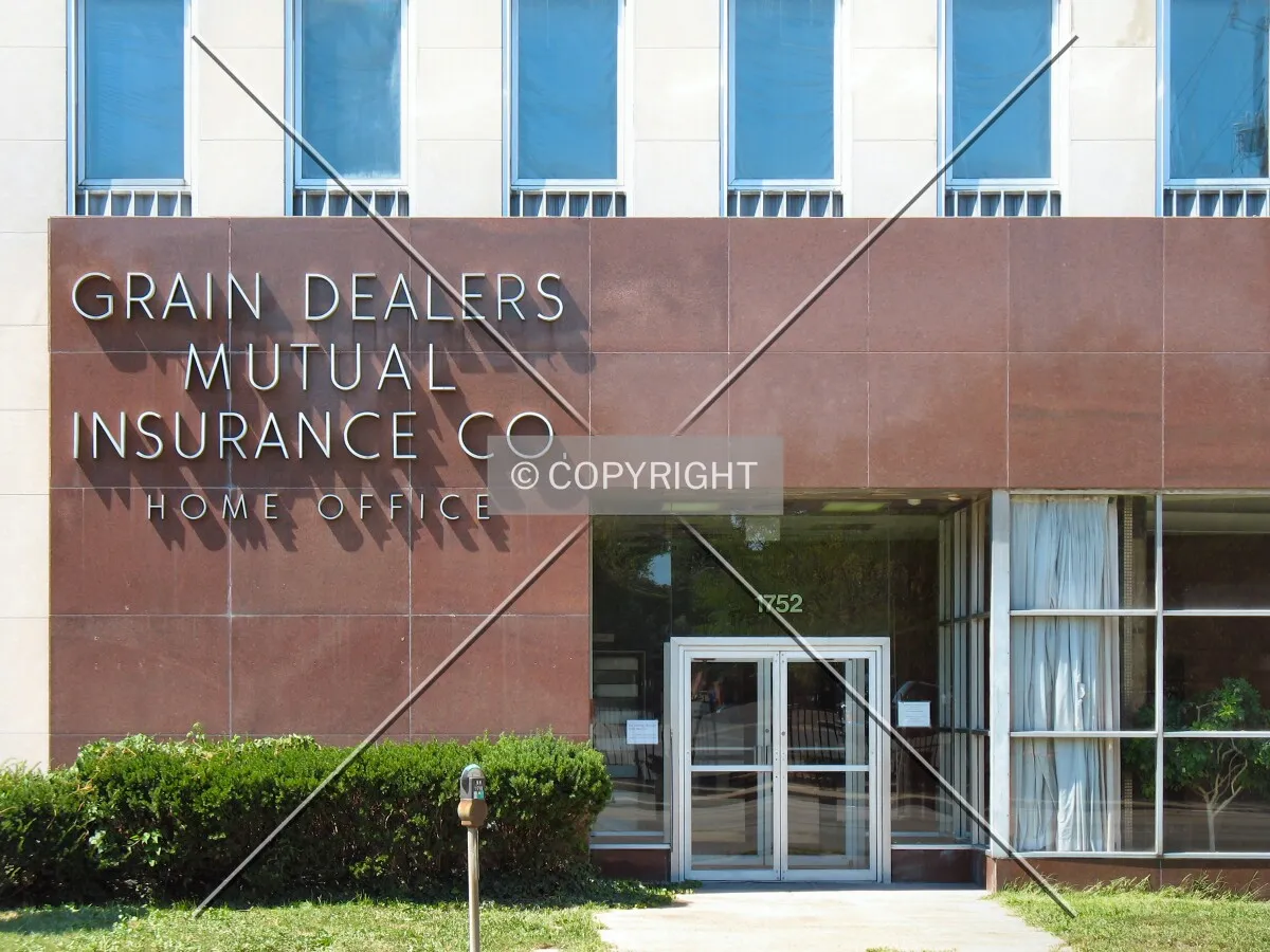 Main entrance from across North Meridian Street