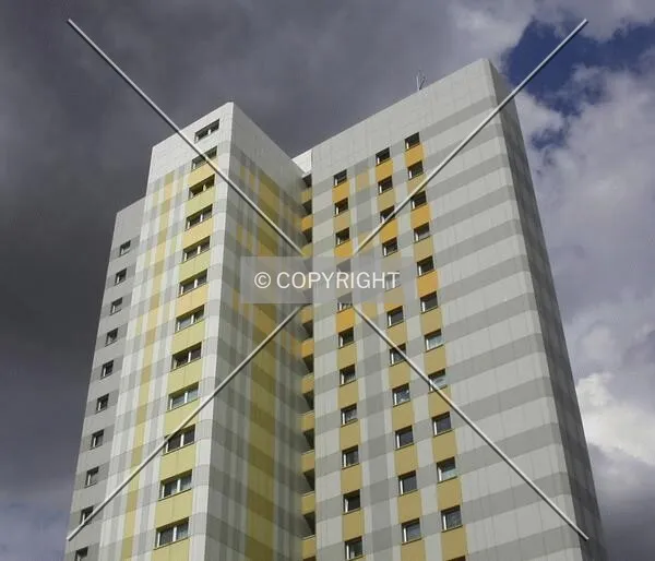 Top floors of the building