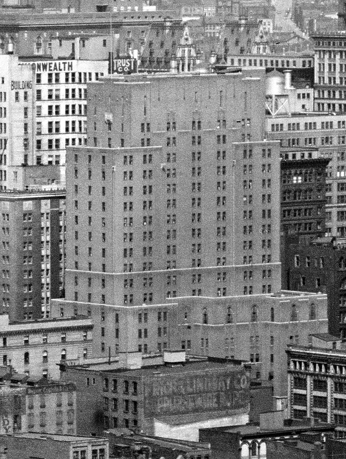 Vintage view from the southwest