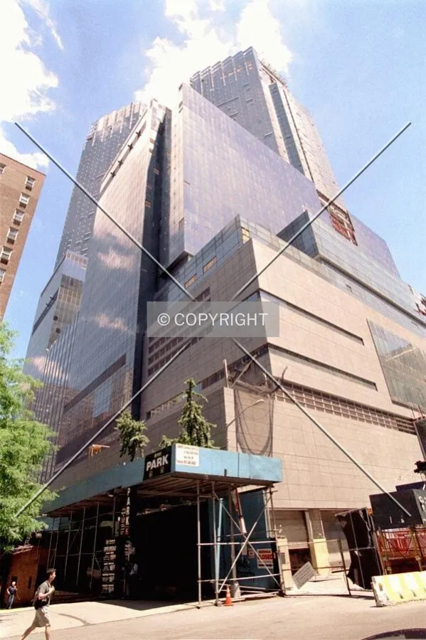View from the southwest during construction
