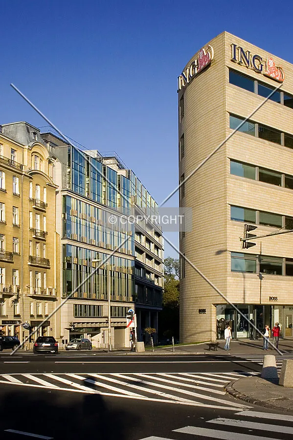 View from Plac Trzech Krzyży