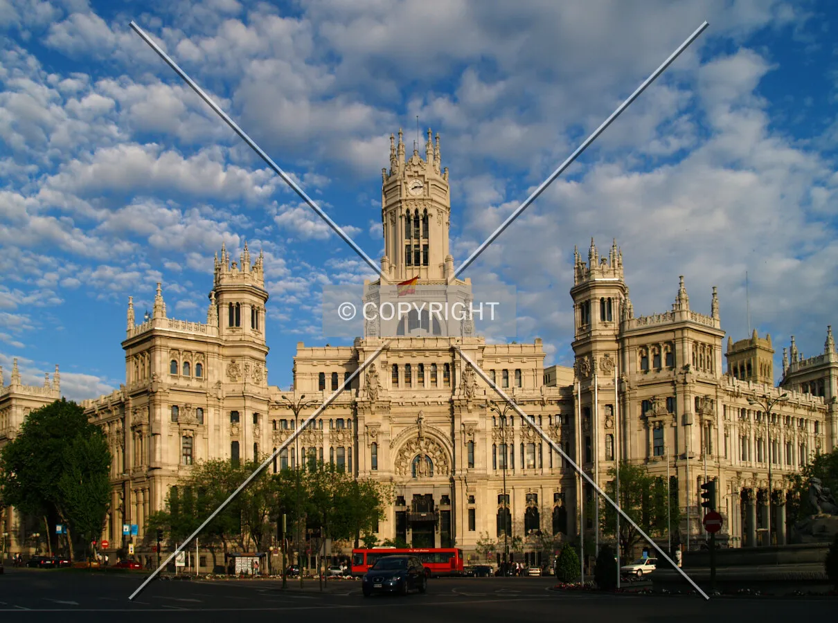 As seen from Cibeles square