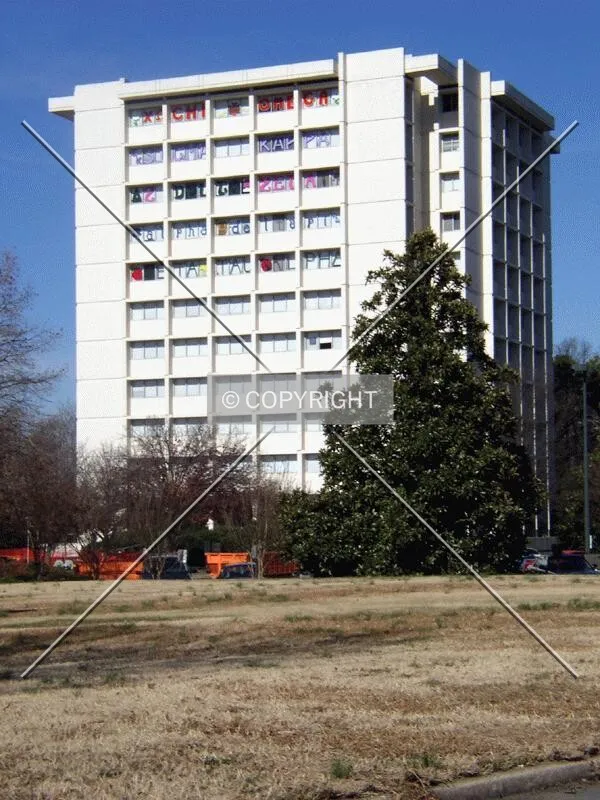 Looking north from High-Rise Road