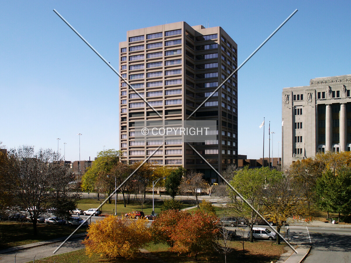 View from the northeast