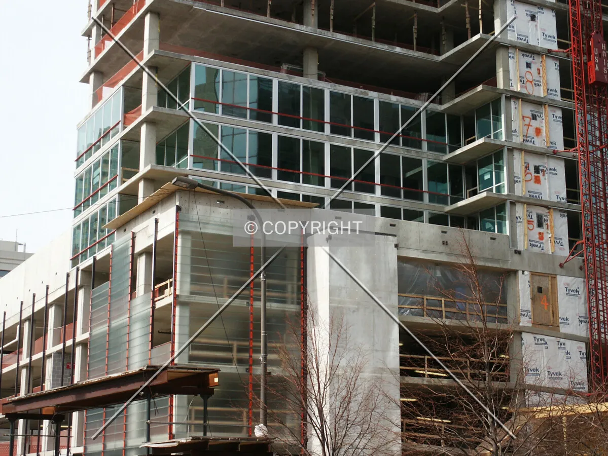 Lower floors from the southeast