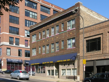 View to the north across North Robert Street