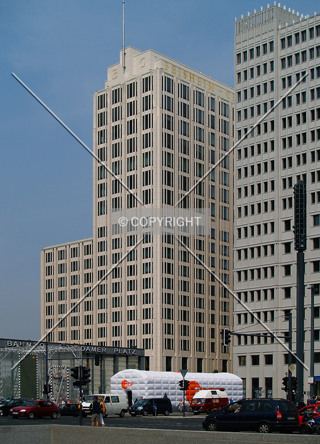 Across Potsdamer platz