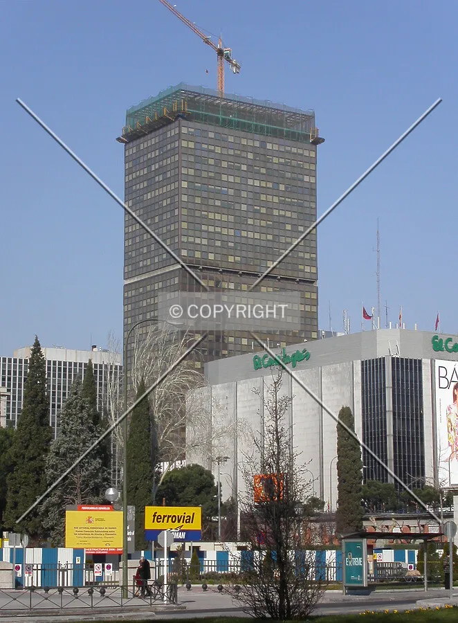 With a crane overhead that shows a major renovation underway