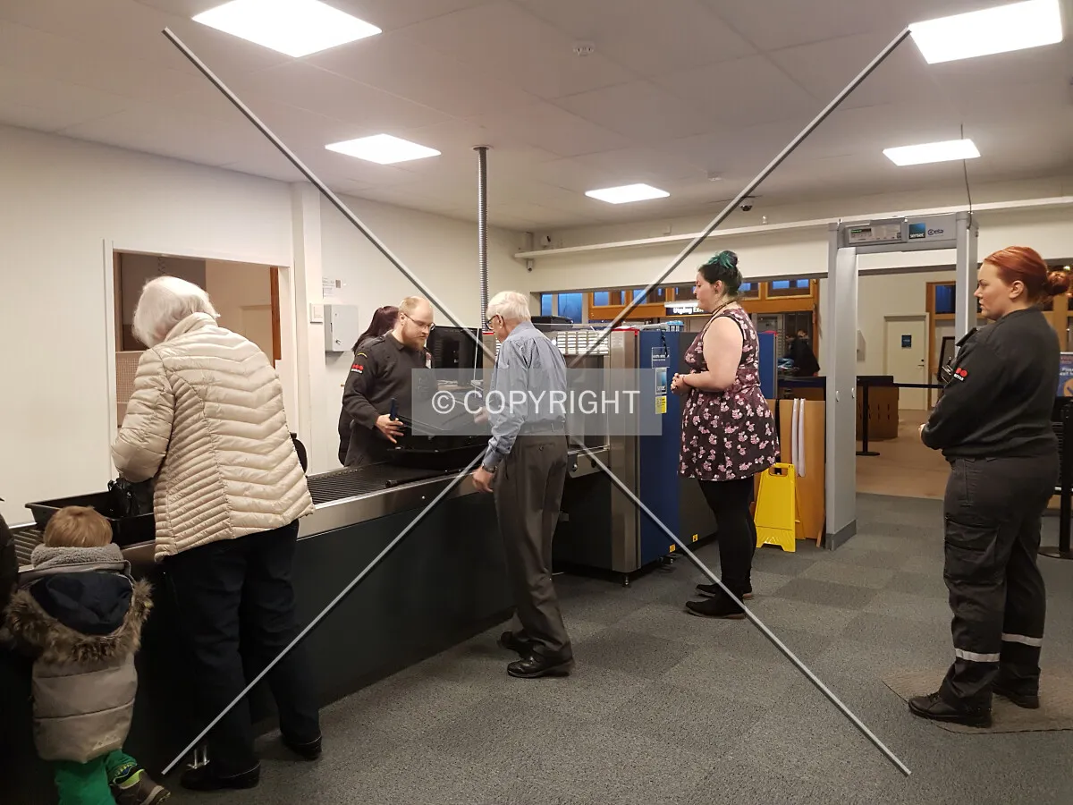 Airport security check