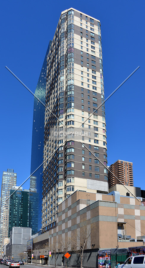 View from the southeast on 41st Street
