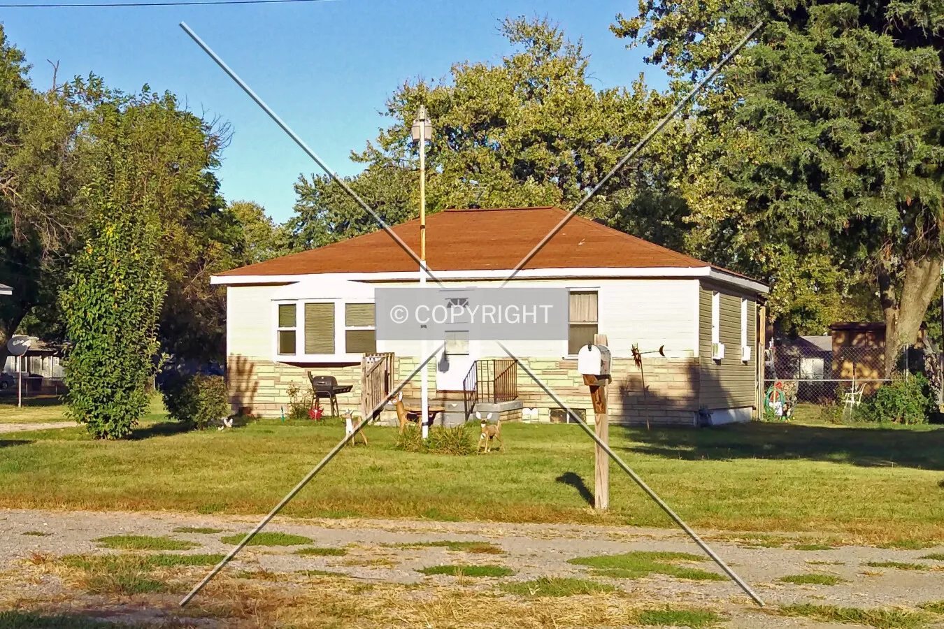 View from the southwest; September 12, 2015