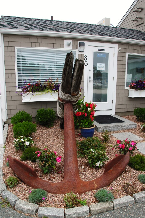 Anchor recovered from a shipwreck
